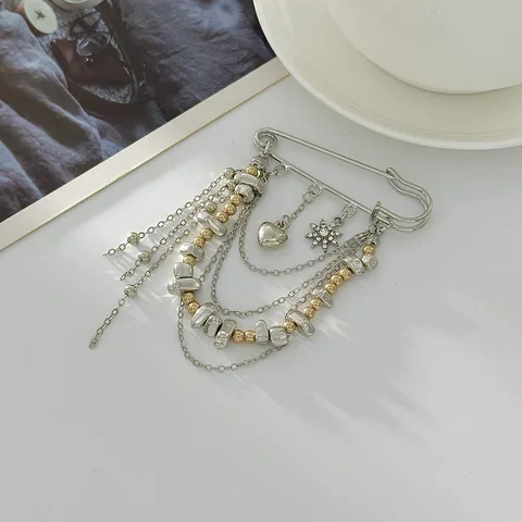 Циркониевый кулон сердце солнце GUOLE