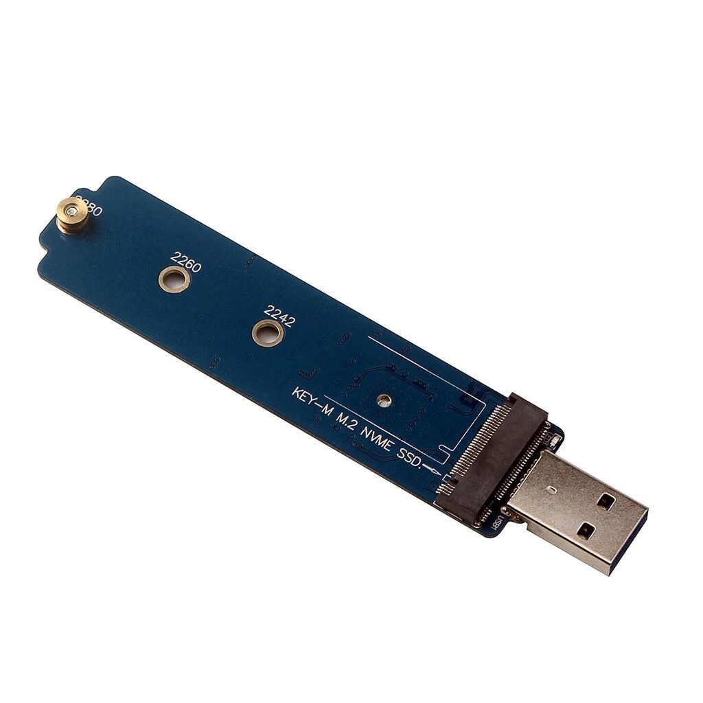 Переходник Nvme на Usb 3 1 Gen 2 M.2 Pcie Ssd карту Type-A (кабель не требуется) Твердотельный