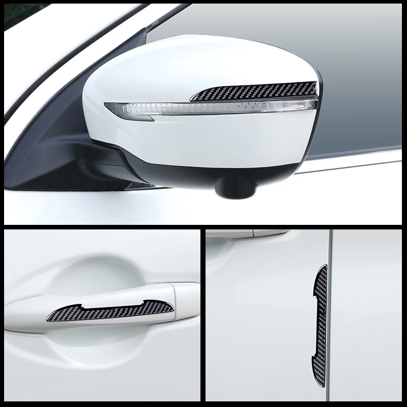 Автомобильные Защитные наклейки для зеркала заднего вида резиновая