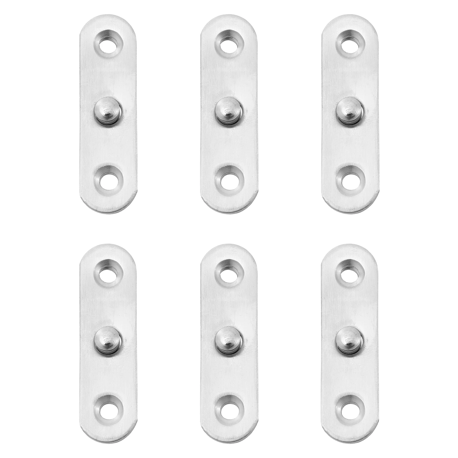 

6 Pcs Center Hung Pivot Hinge Stainless Steel Hinges Stainless Steel Rotation Hinge Adjustable Door Hinges