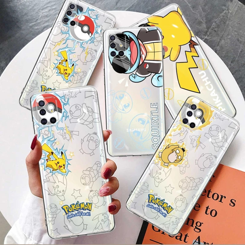 

Pokemon Pikachu Anime Psyduck For Samsung Galaxy A32 4G A13 5G A12 A51 A53 A52 A21s A31 A73 A33 A23 A22 A72 A71 A52s Coque Case