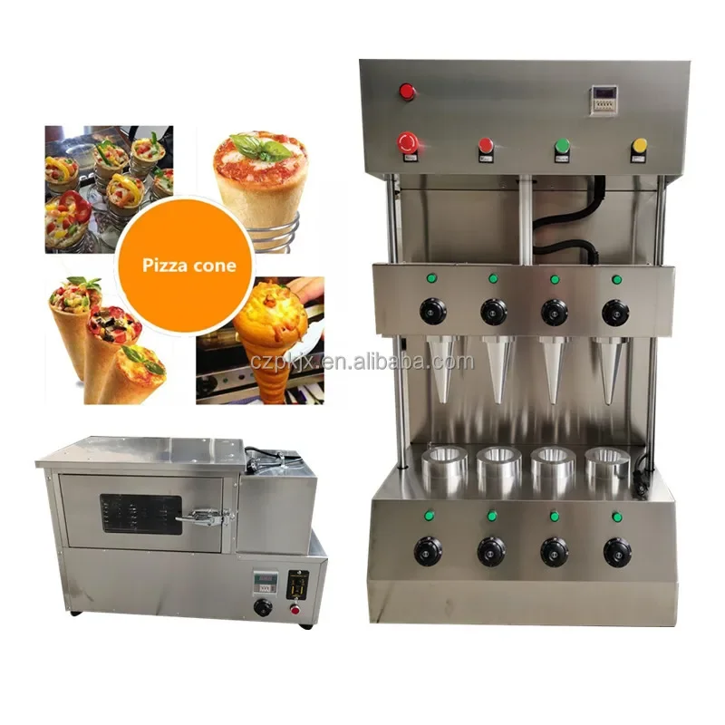 Многоголовочная ручная машина для пиццы с конусом универсальная
