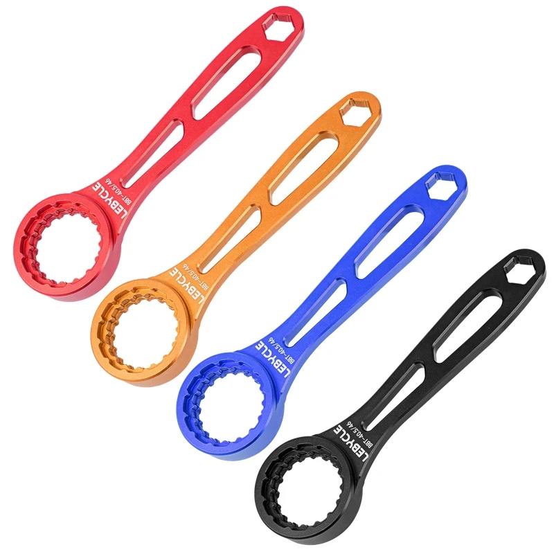 

A2UF 4 in 1 BB Bottom Bracket Installation Tool MTB/Road Bike Bottom Bracket Wrench Portable Removal Crank Tool Easy to Use