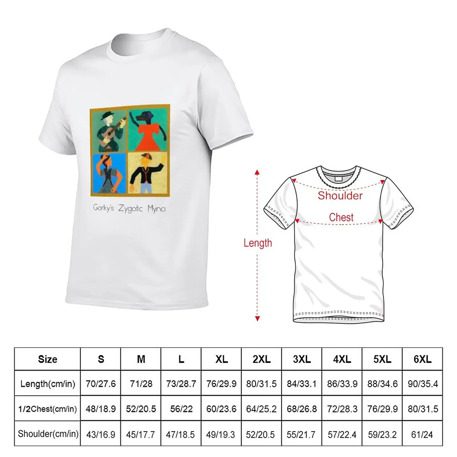 New Gorky&ampaposs Zygotic Mynci &quotSpanish Dance Troupe&quot cover art T-Shirt plain t-shirt t shirts for men