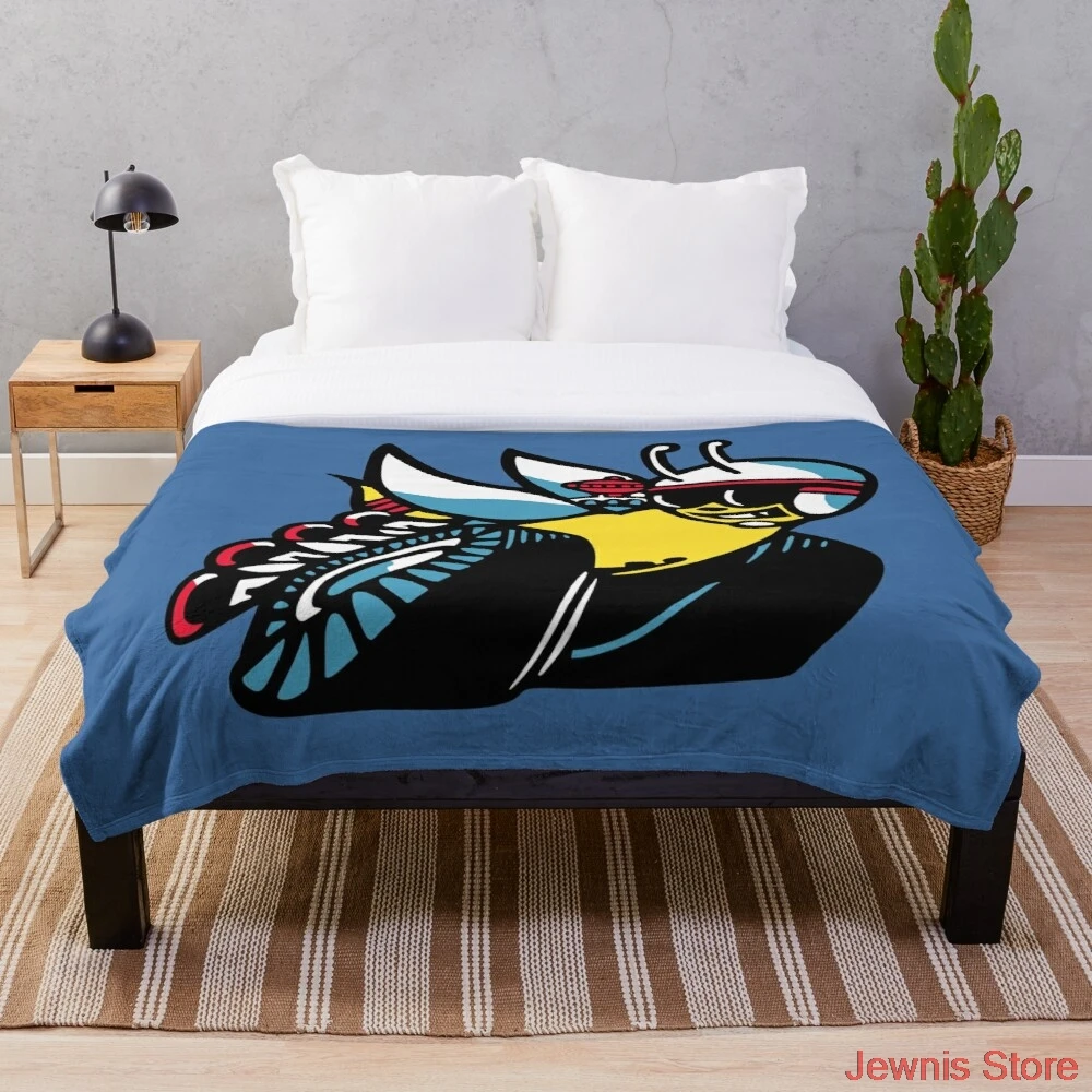 

Одеяло в ретро-стиле Scat, детское Фланелевое украшение для спальни