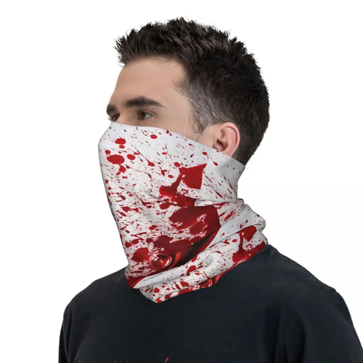 Бандана-брызг крови Шейная Обложка шарф унисекс для взрослых