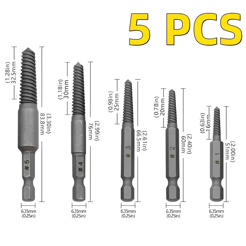 

Набор сверл из высокоуглеродистой стали EQZ M3-M18