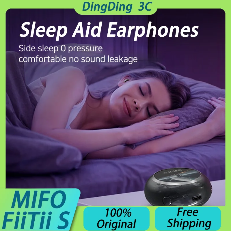 MIFO FiiTii S удобные наушники для сна беспроводные Bluetooth-вкладыши помощи во время