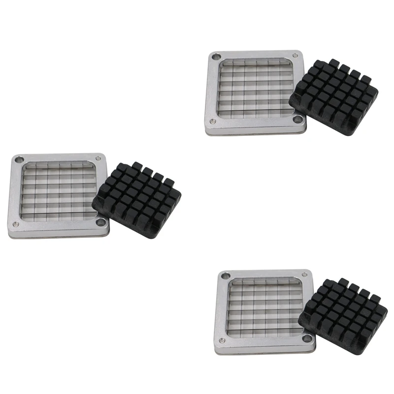 

Резак для картофеля фри из нержавеющей стали с 3 лезвиями