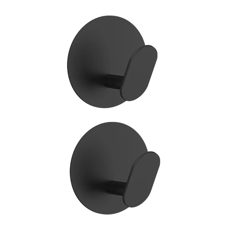 FUYAOZHISHANG Черные настенные крючки из нержавеющей стали 2-8 шт