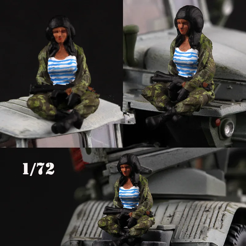

1:72 масштабная модель, 1 шт., Современная русская бронированная женщина-солдат, экшн-фигурка, игрушки, сцена, аксессуары, демонстрация, коллек...