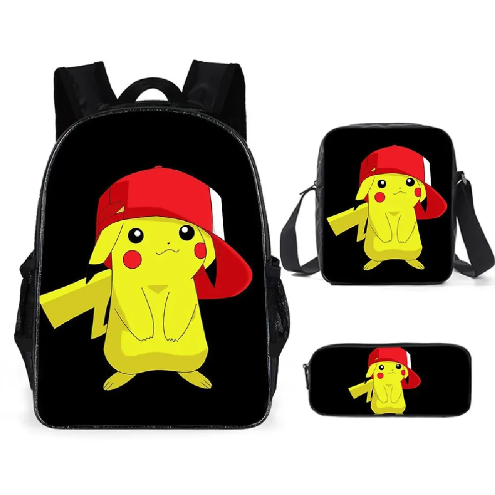 

Pikachu Elf Pokémon Pokemon Elf School Bag Backpack Shoulder Bag Student Children's Gifts Backpack Schoolbag Boys and Girls