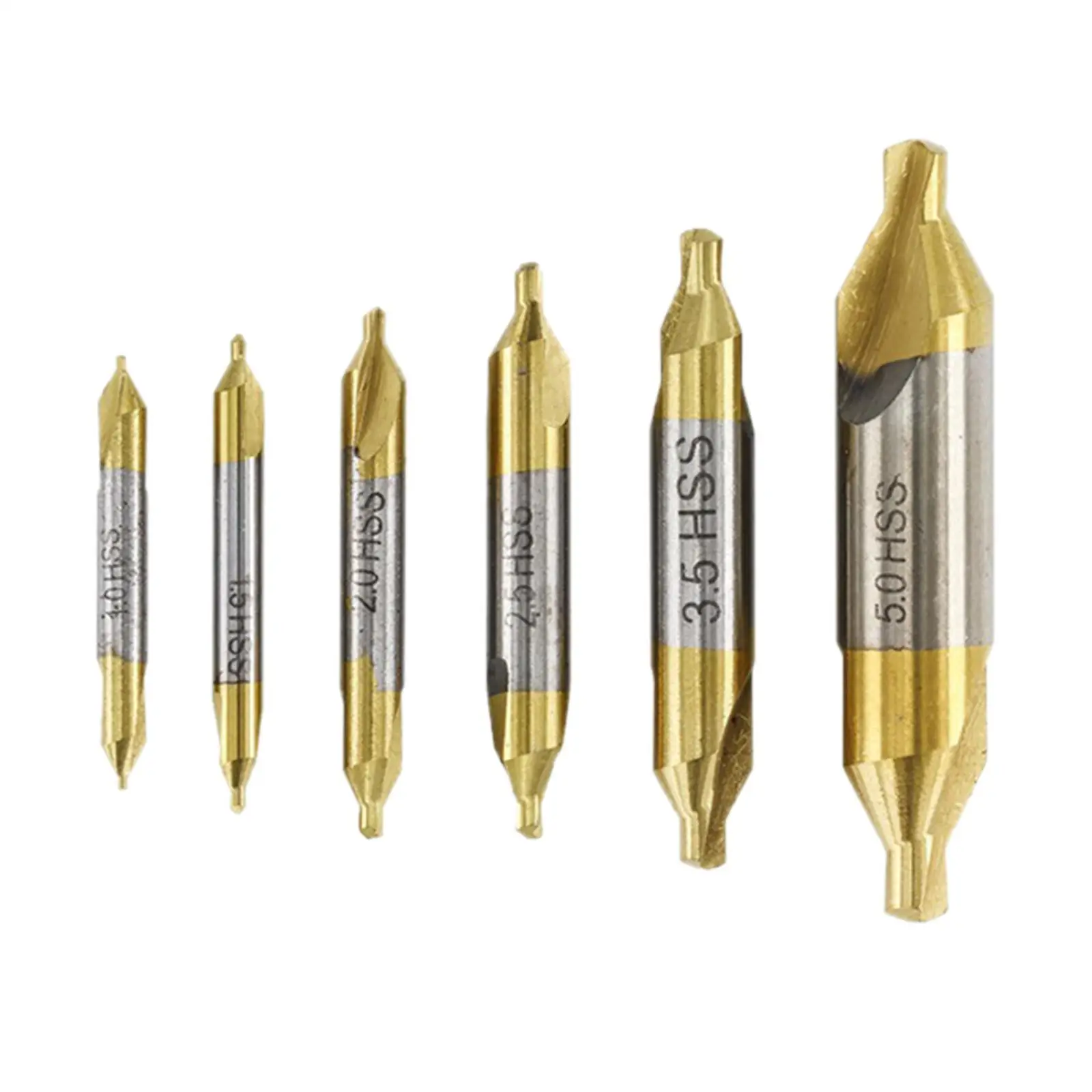 6 шт. комплект центрирующих сверл из быстрорежущей стали фрезерный инструмент