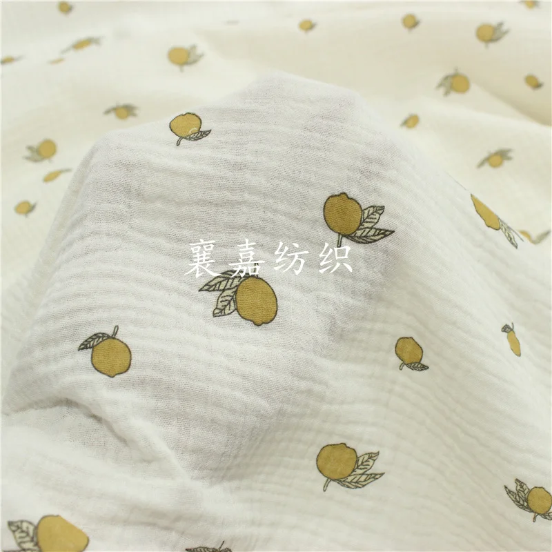 

50X135cmBaby Gauze Dress Fabric Sewing 100% Cotton Children's Fabric 140g 1M