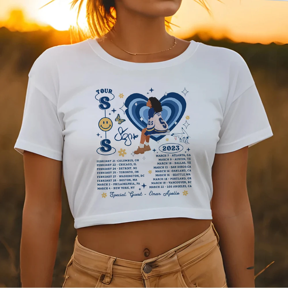 Футболка Sza женская футболка с рисунком манги забавная одежда