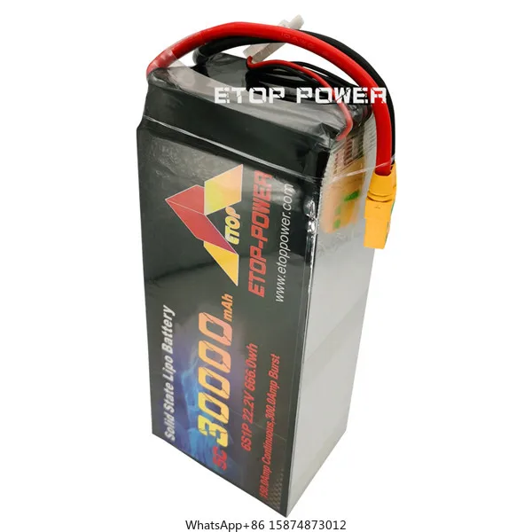 Твердотельный аккумулятор Lipo 30 Ач 30000 мАч 5C 10C 6S 22 2 В 44 4 для dr one RC Airplane Battery