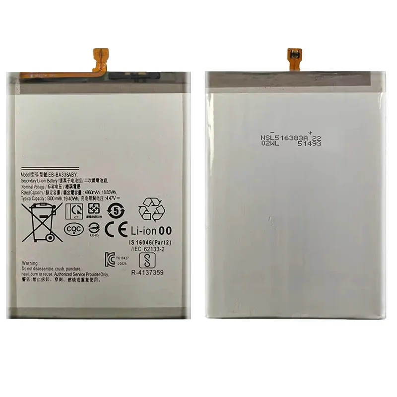 EB-BA336ABY EB-BA336ABS Аккумулятор для Samsung Galaxy A33 A53 5G SM-A5360 A5360 SM-A3360 EB-BA536ABY
