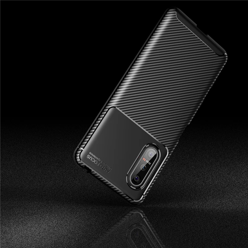 Carbon Fiber Shockproof Case For SONY Xperia 5 II 10 III 1 III 5 III Pro-I 10 IV 1 IV Soft TPU Silicone Bumper Back Cover Fundas