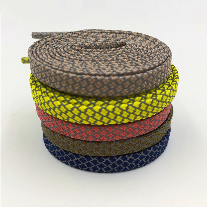 Weiou 30 Pairs Laces A Set Safety 3M Reflective Flat Strings Affordable Cords Wholesale Latchet For Sneakers Casual Boots Shoes