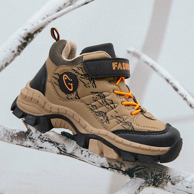 SENAGE Kids Hiking Shoes Boys Teenagers Non-slip Sport Running Shoes Children Walking Sneakers Mountain Climbing Footwear