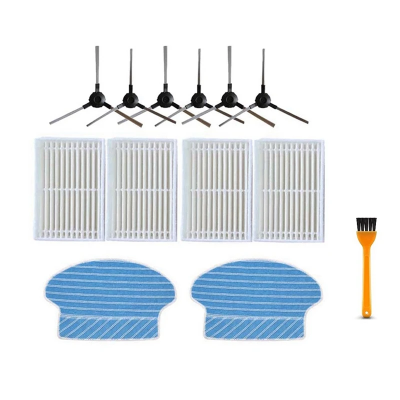 

Сменная боковая щетка, Hepa фильтр, Швабра, ткань, совместимая с Proscenic P1 P2 P3 MC70 MC65, аксессуары для пылесоса