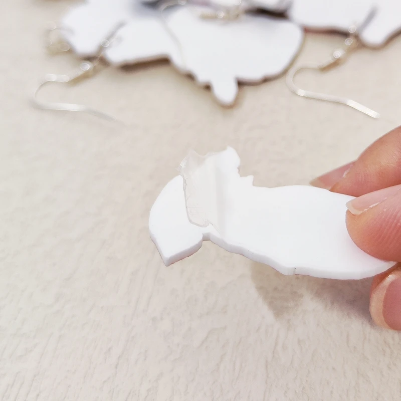 Серьги-подвески в виде клоуна на Хэллоуин для женщин акриловые ювелирные изделия