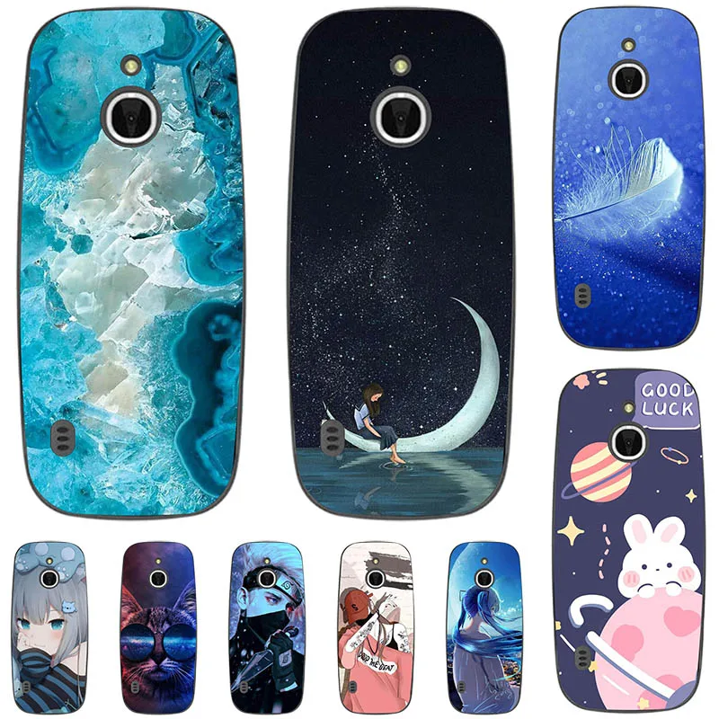 New Cute Cartoon Cover For Nokia 3310 3G TA-1022 For Nokia 3