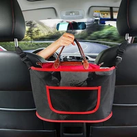 car net pocket handbag holder universal multifunction car organizer seat gap storage mesh pocket interior accessories