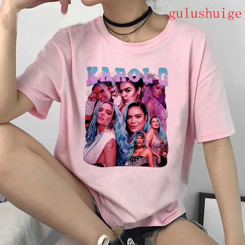 Женская Винтажная футболка с коротким рукавом круглым вырезом