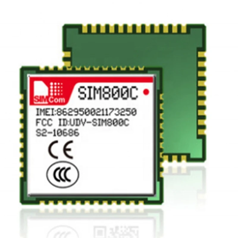 

SIM800C GSM/GPRS Module SMT Type 850/900/1800/1900MHz 24M Bluetooth-compatible Lowest Cost DATA Transfer Voice K1KF