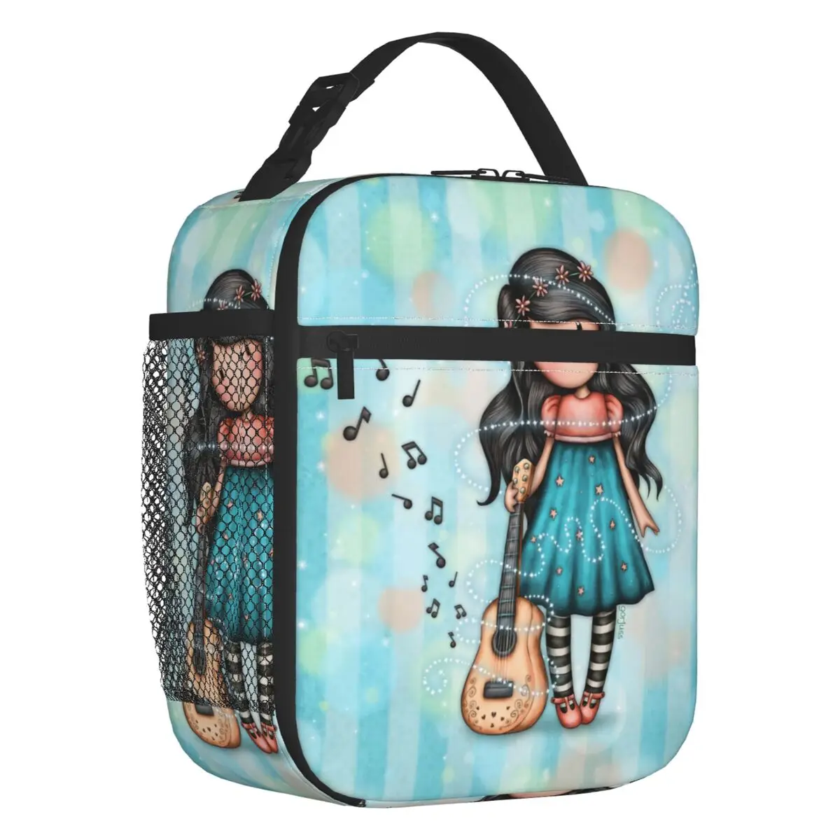 Anime Girl Santoro Gorjuss Insulated Lunch Bag for School Office Portable Thermal Cooler Bento Box Women Kids