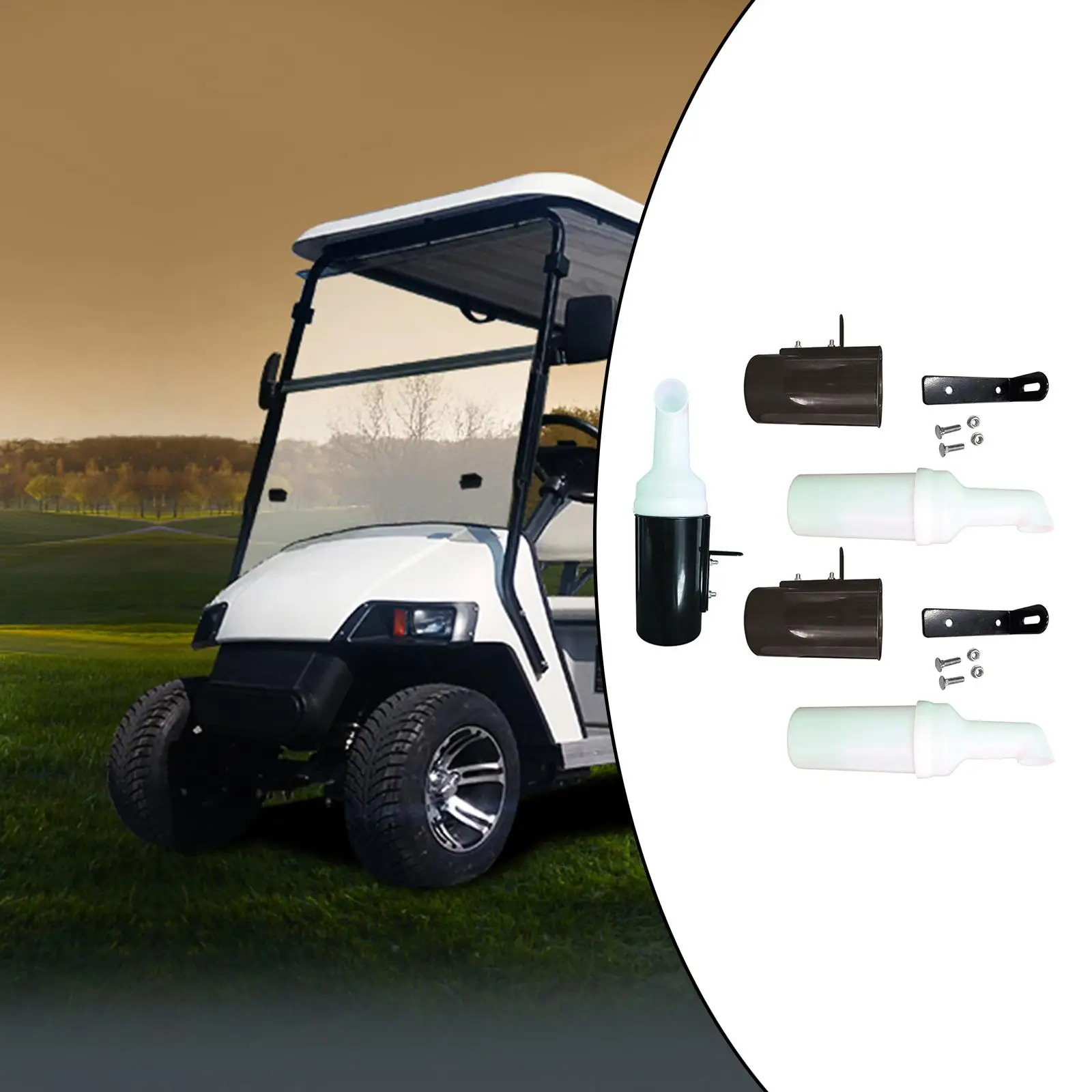 Golf Cart Sand Bottle Assembly for Club Car etc Easy to Install Accessory