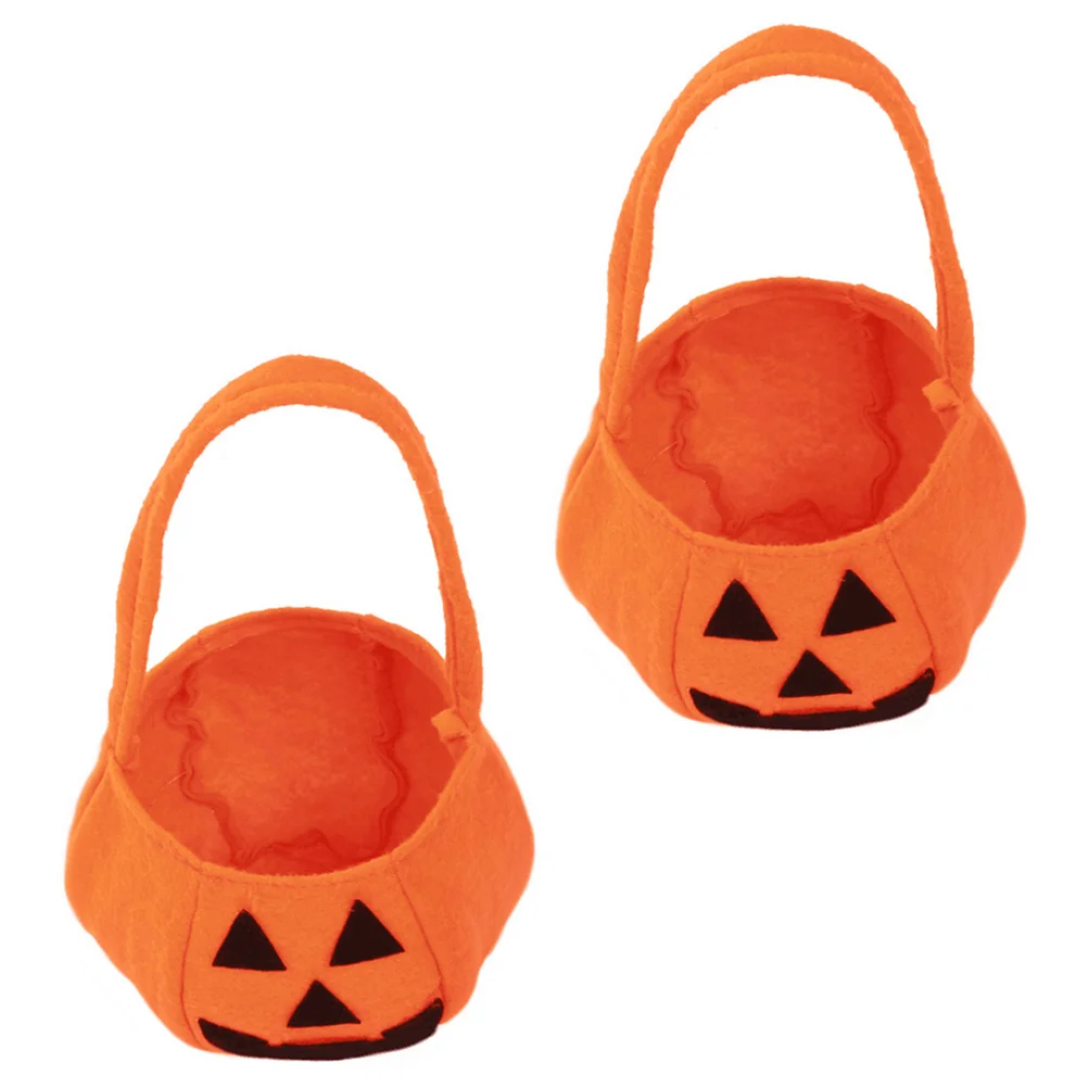 

Bags Bag Candy Pumpkin Treat Trick Or Tote Bucket Non Wovenkids Basket Party Buckets Holder Favor Handbag Gift Favors Goodie