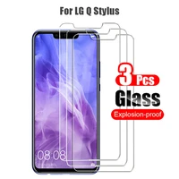 3pcs 9d tempered glass for lg q stylus screen protector hd film