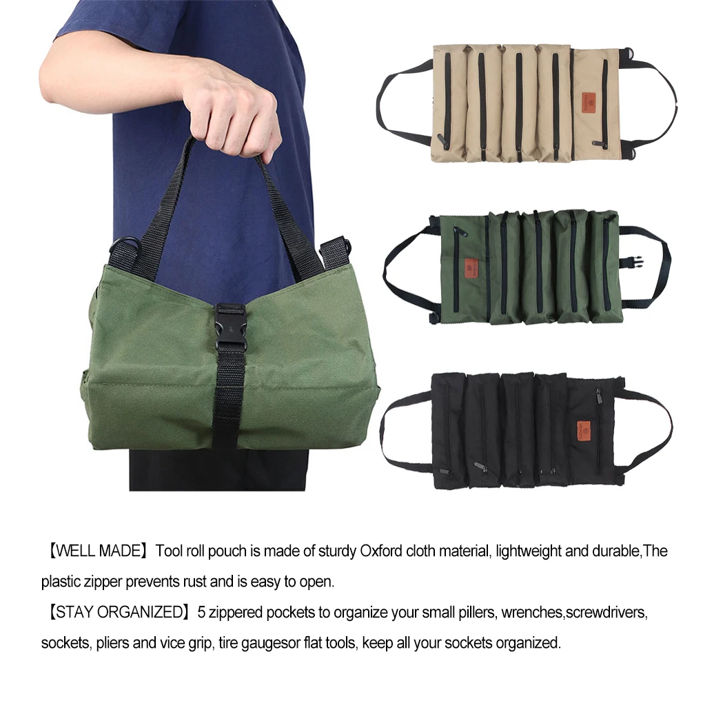 

Oxford Cloth Portable Storage Bag Large Capacity Tools Bags Buckle Pack Pouch