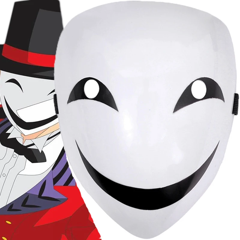 Регулируемая Маска для взрослых японское аниме Черная пуля Хируко белый Видимый шлем косплей костюм реквизит на Хэллоуин подарки коллекция Регулируемая Маска для взрослых японское аниме Черная пуля Хируко белый Видимый шлем косплей костюм реквизит на Хэллоуин подарки коллекция