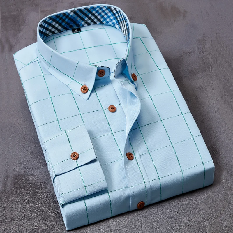 2020 Spring and Autumn New Cotton Printed Shirts Men's Long Sleeves Large Size Fashion Casual Outdoor Youth Shirts Men Clothing