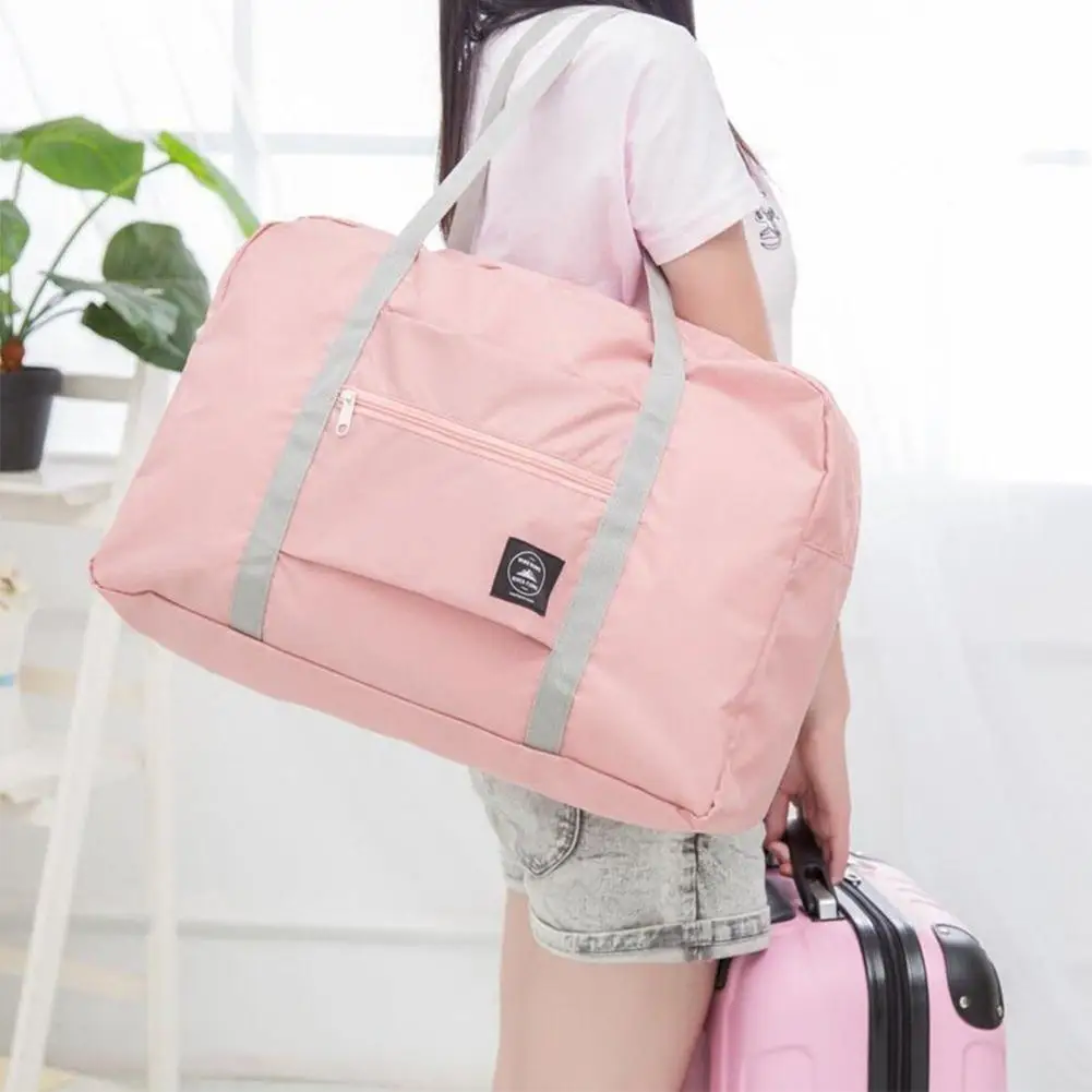 

Foldable Waterproof Travel Storage Bag Multi-purpose Large Capacity Compact Travel Bag Women Handbag For Outdoor