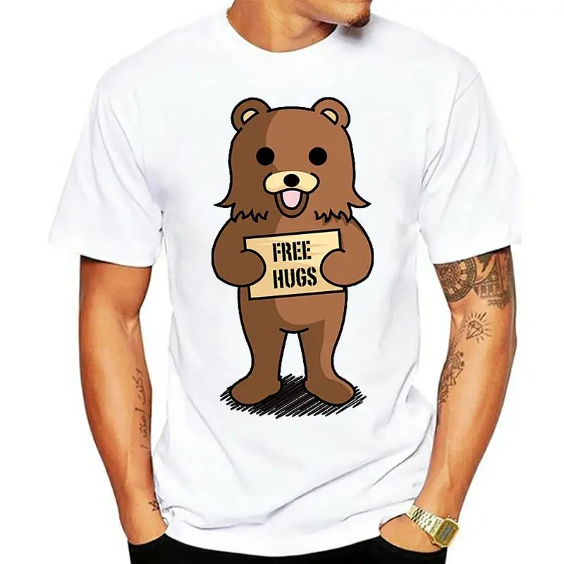 

Men tshirt Free Hugs Pedobear T Shirt women T-Shirt tees top