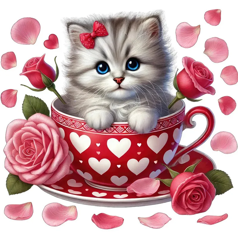 

Съемная наклейка на стену с котом из ПВХ