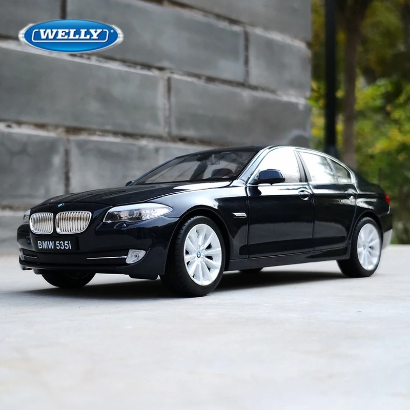 Модель автомобиля Welly 1:24 BMW 5 Series 535i из сплава литая металлическая Игрушечная
