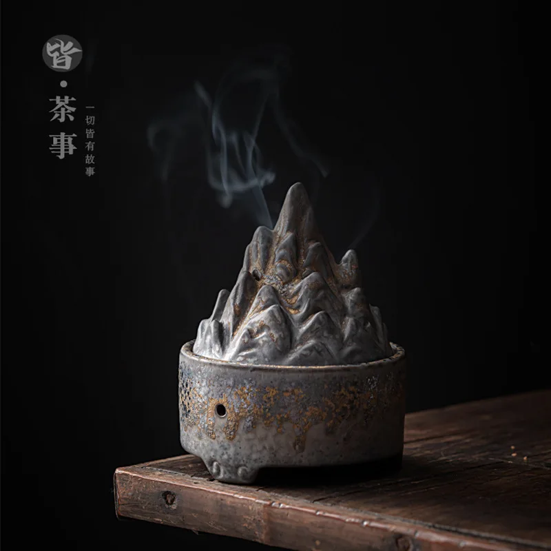 

Vintage Ceramic Incense Holder and Burner Incense Burner Incense Stick and Base Incense-Seat Sandalwood Tray Household Japanese