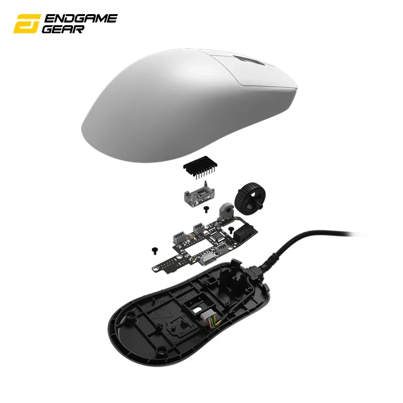 Фото Игровая мышь Endgame Gear OP1 8K V2, проводная, с сенсором Paw3950, частотой опроса 8000 Гц, легкая, для ПК, аксессуары для ПК №4