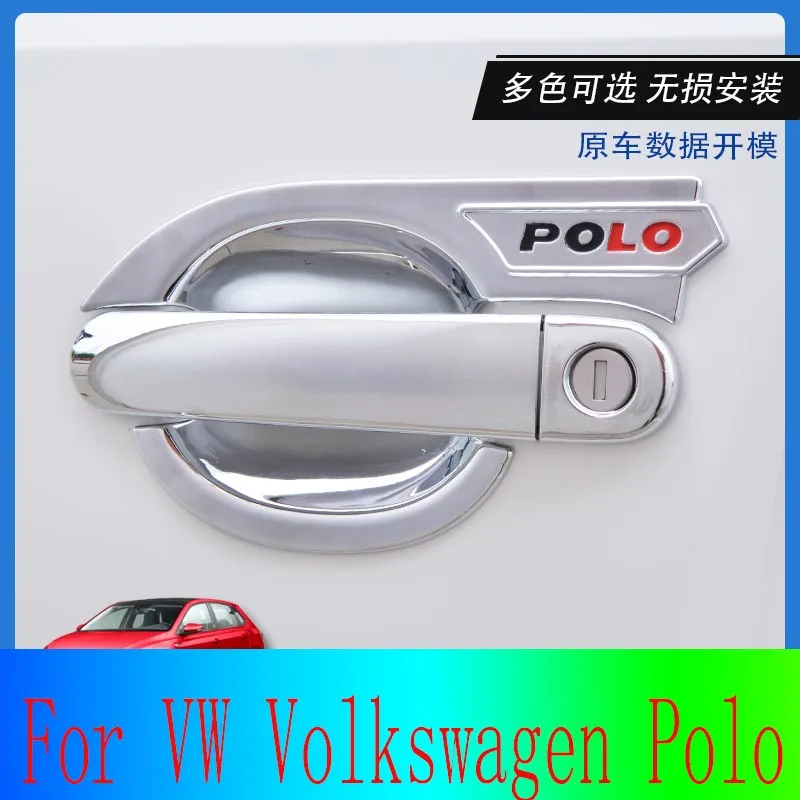 

For VW Volkswagen Polo Car Door Handle Protector Cover High-quality ABS Auto Replacement Parts Chrome Styling Vehicle Supplies