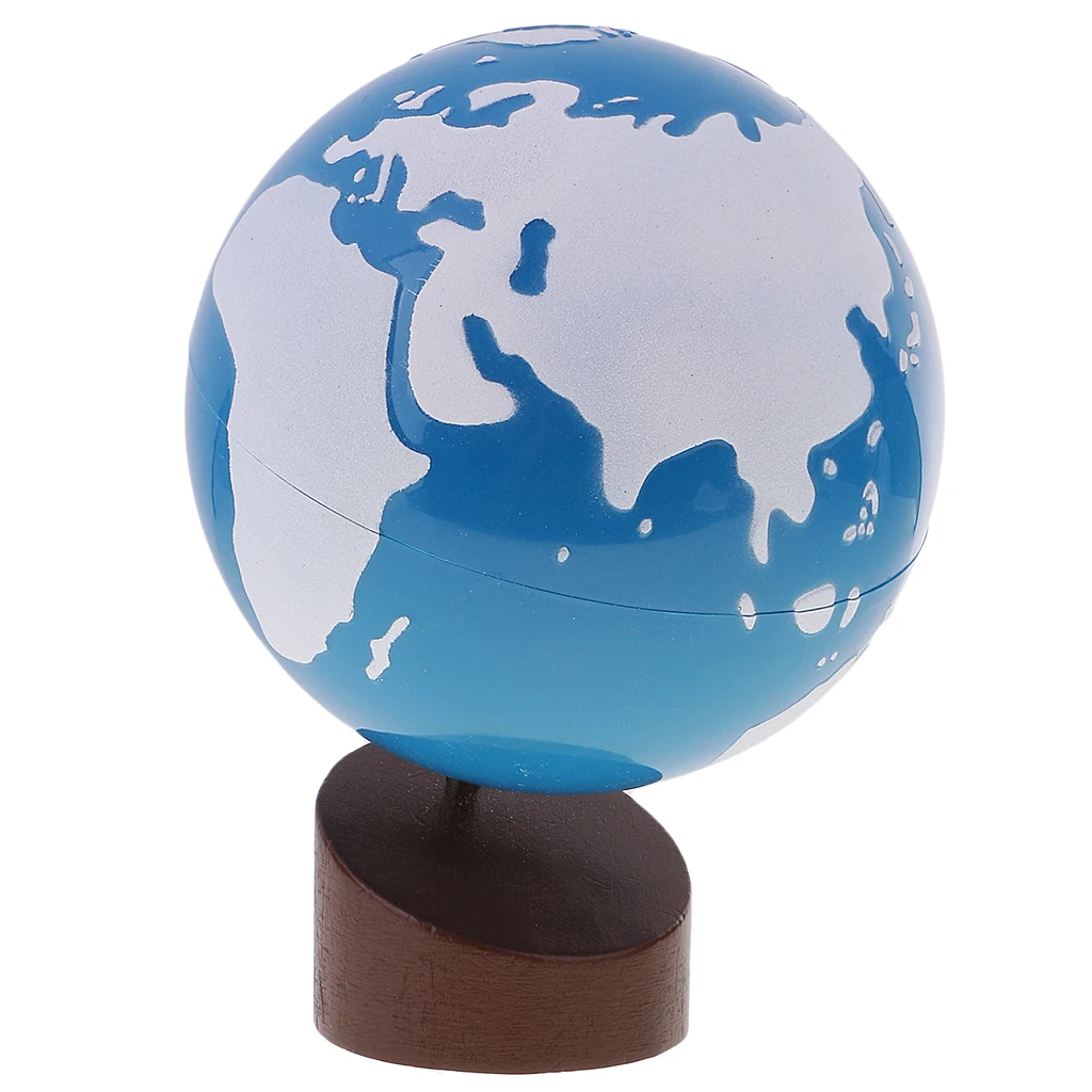 Глобус наждачной бумаги Монтессори семейные дошкольные учебные пособия игрушка