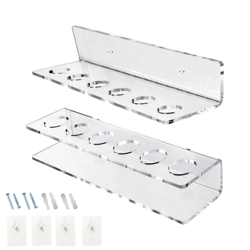 Новинка 2024 года прозрачный акриловый держатель для бильярда стильный кия полка