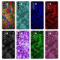 geometry marble color fashion phone case for samsung galaxy s22 5g s20 ultra s21 fe 5g s10e s9 s8 s10 plus note 20 10 lite cover