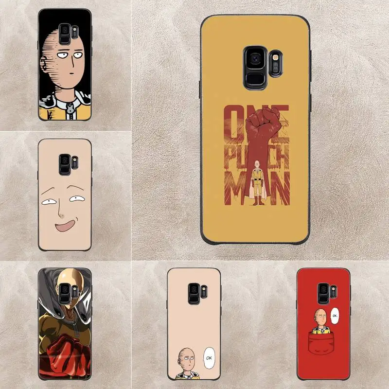 

Cartoon Anime One Punch Man Phone Case For Samsung Galaxy S6 S7 Edge Plus S9 S20Plus S20ULTRA S10lite S225G S10 Note20ultra Case