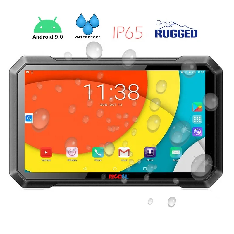 

RuiHao 7 inch 64GB FLASH 4G Network Android 9.0 Industrial Rugged Android Tablet
