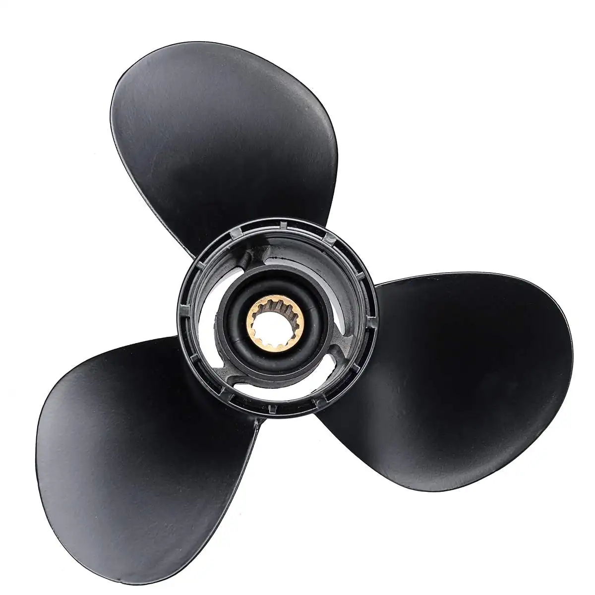 For Suzuki 35-65HP 58100-95353-019 11 3/8 x 14 Outboard Propeller Aluminum Alloy R Rotation 13 Spline Tooth 3 Blades